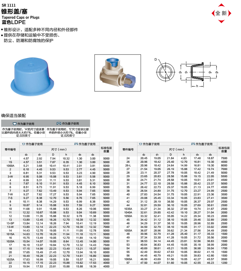 LDPE锥形防尘盖 锥形塞1.png